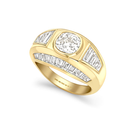 Hattie Rickards Chunky Old Cut Diamond Ring