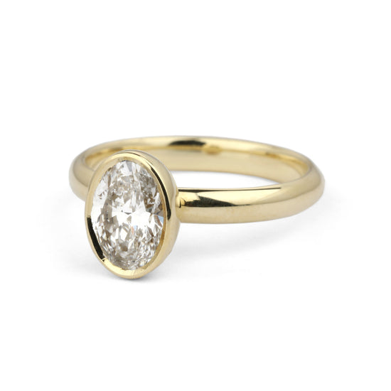 Shimell & Madden Oval Mirror Ovolo Ring | The Cut London