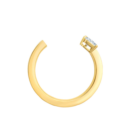 Elise Friedman Diamond R01-R Lozenge Ring | The Cut London