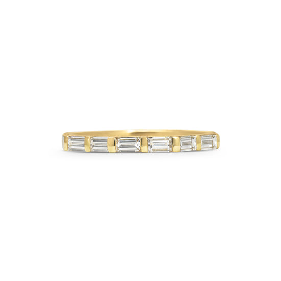 Rachel Boston Octagon Baguette Diamond Wedding Band | The Cut London