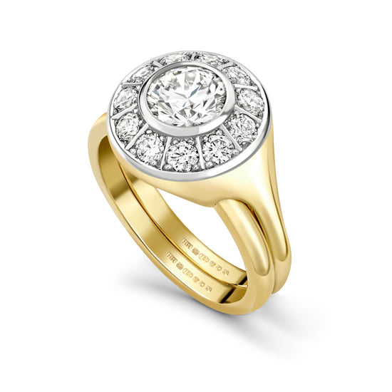 Hattie Rickards Diamond Target Ring | The Cut London