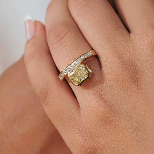  Aurora Yellow Diamond Ring | The Cut London