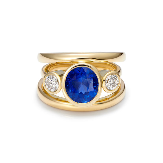 Minka Les Trois Vallées Sapphire & Diamond Ring | The Cut London