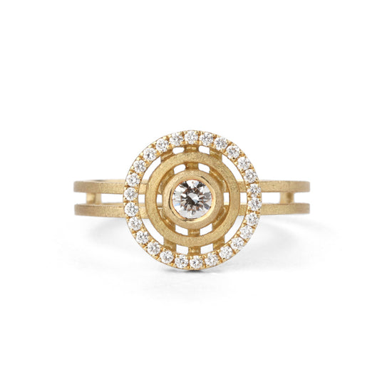 Shimell & Madden Diamond Mini Solar Ring | The Cut London