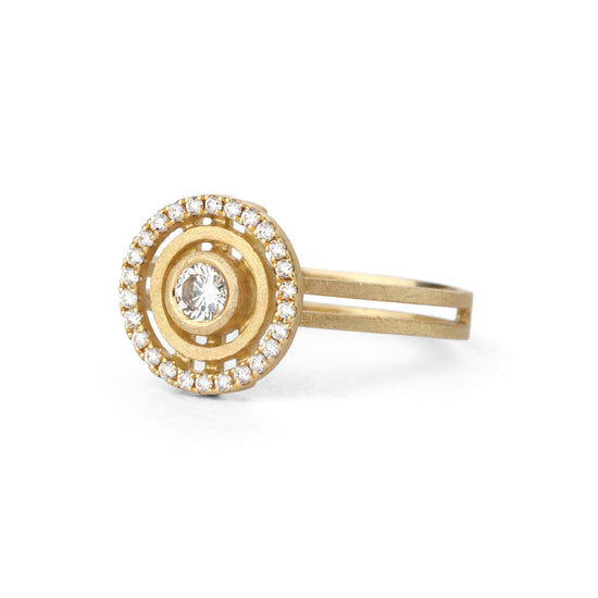 Shimell & Madden Diamond Mini Solar Ring | The Cut London