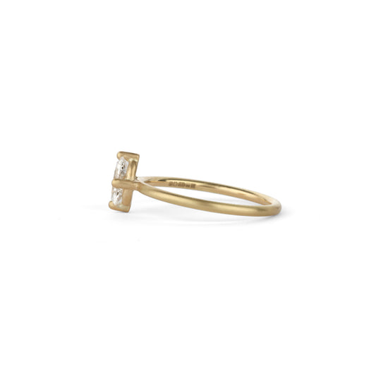 Shimell & Madden Diamond Oval Solo Ring | The Cut London