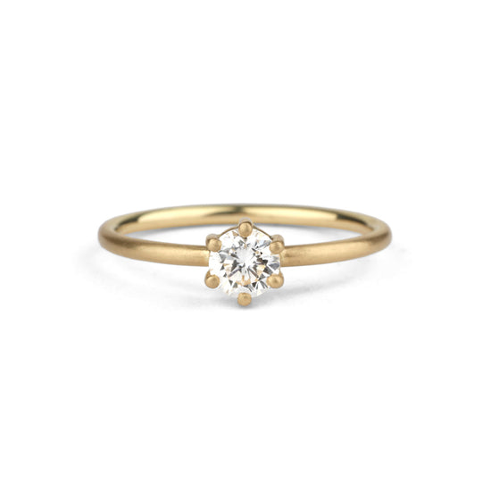 Shimell & Madden Diamond Round Six Point Ring | The Cut London