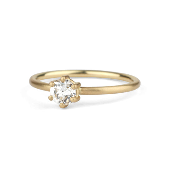 Shimell & Madden Diamond Round Six Point Ring | The Cut London