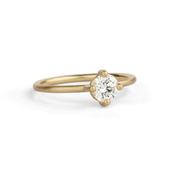Shimell & Madden Diamond Round Solo Ring | The Cut London
