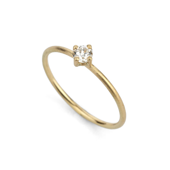 Diamond Solo Ring | The Cut London