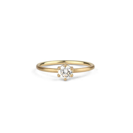 Shimell & Madden Diamond Round Six Point Ring | The Cut London