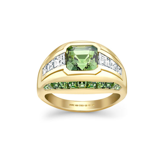 Hattie Rickards Green Sapphire & Diamond Ring | The Cut London