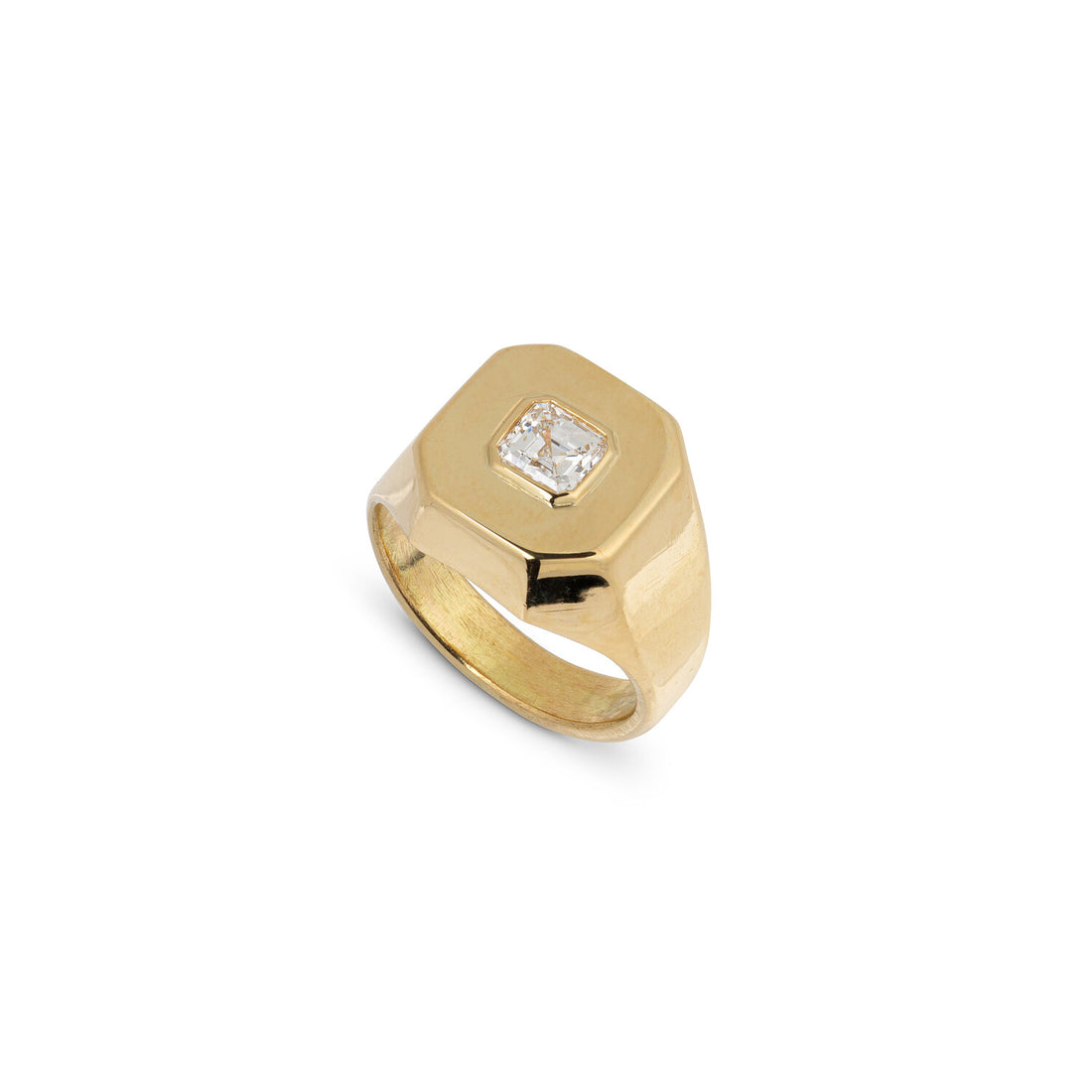  Asscher Cut Diamond Signet Ring by Jessie Thomas | The Cut London