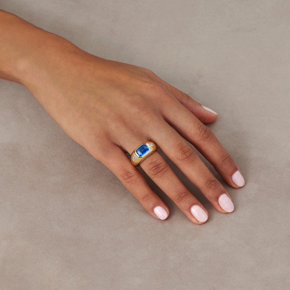 Minka Blue Sapphire and white diamond Ring by Minka Jewels | The Cut London