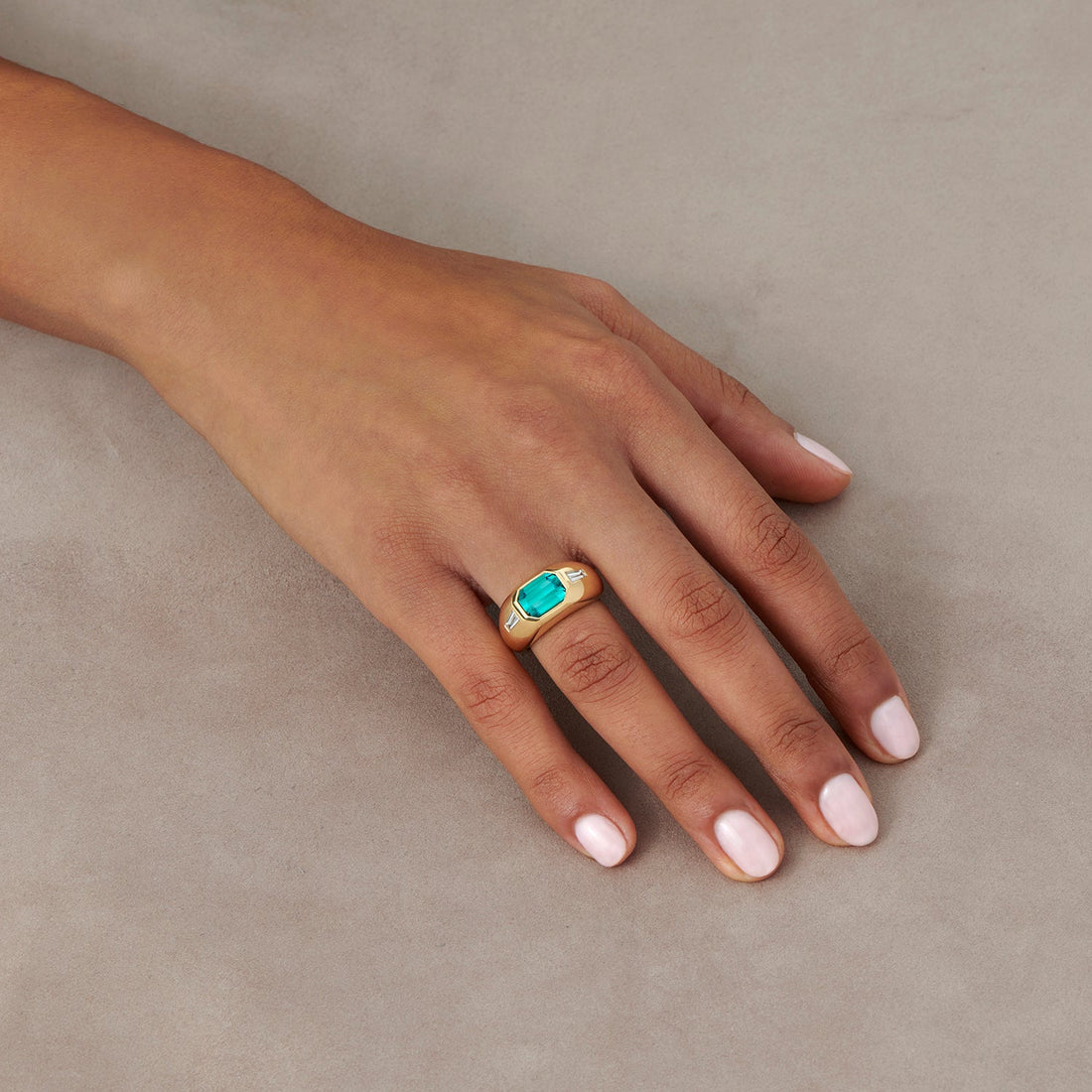 Minka Teal Tourmaline and Diamond Ring by Minka Jewels | The Cut London