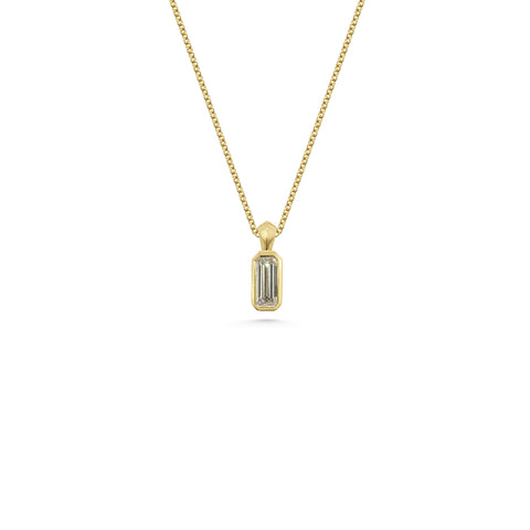 Rachel Boston White Diamond Pendant Necklace