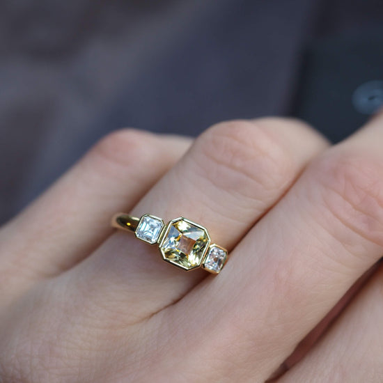 Gee Woods Yellow Sapphire and Diamond Ring | The Cut London