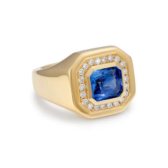 Minka Jewels Blue Sapphire and Diamond Ring | The Cut London