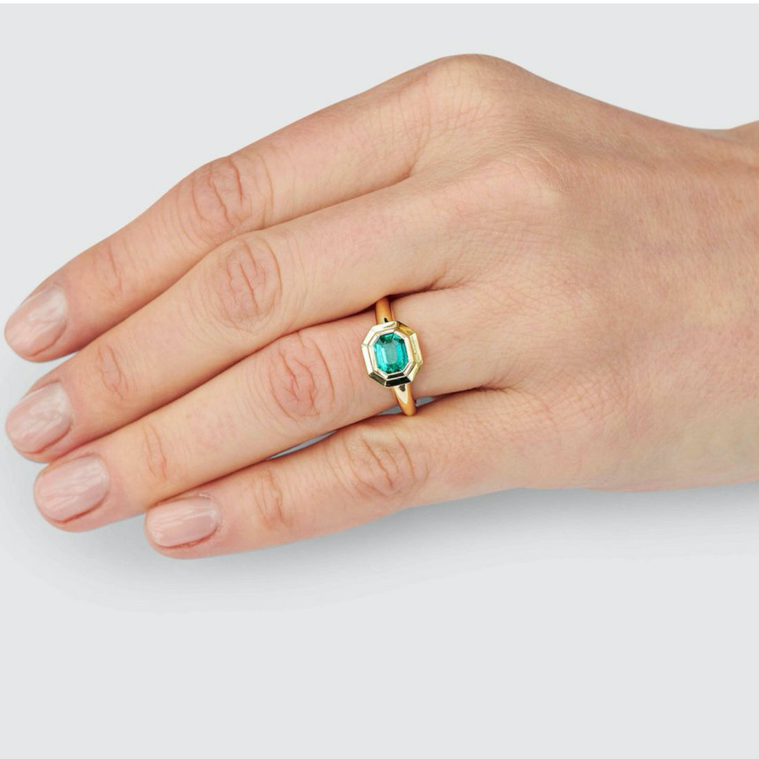  Emerald and Gold Ring by Gee Woods | The Cut London