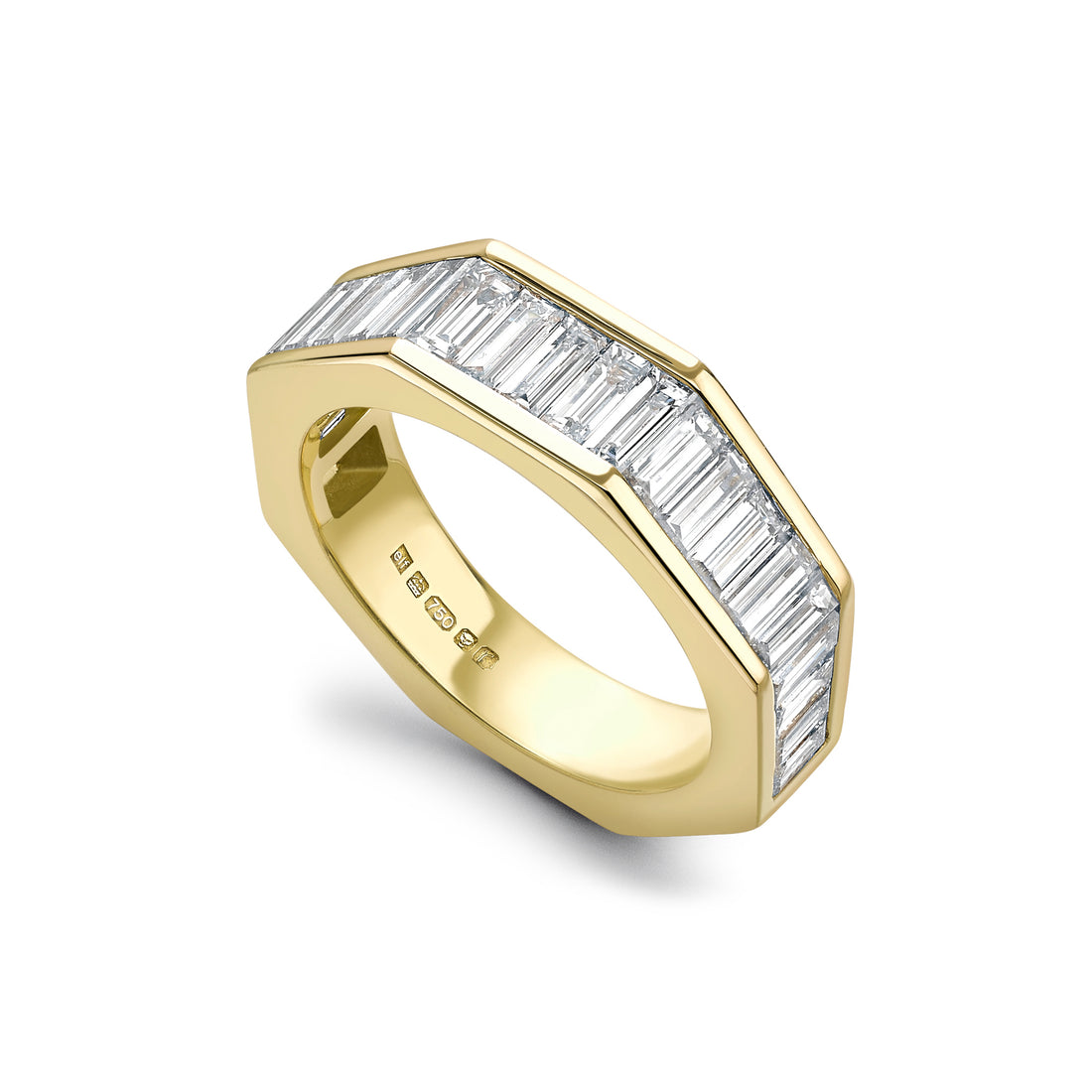  Baguette Diamond Eternity Ring by Emma Franklin | The Cut London