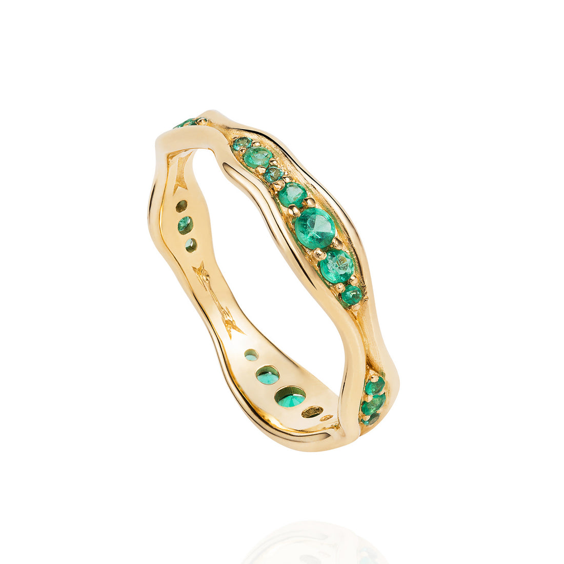  Emerald Fluid Ring by Fernando Jorge | The Cut London