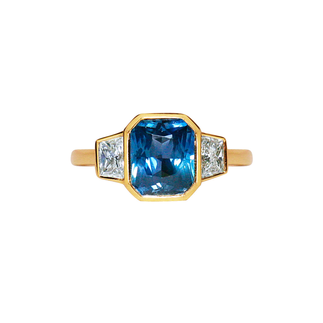  Blue Sapphire Art Deco Ring by Gee Woods | The Cut London