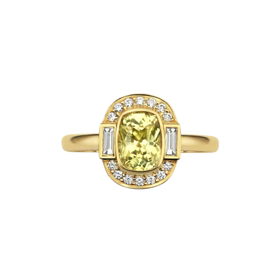 Gee Woods Yellow Sapphire & Diamond Ring | The Cut London