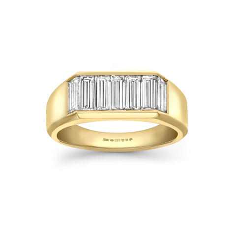 Hattie Rickards Baguette Cut Minimalist Ring