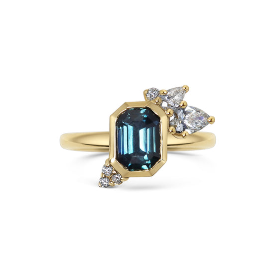 Michelle Oh Bespoke Sapphire & Diamond Ring | The Cut London