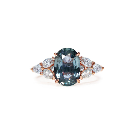 Michelle Oh Denim Blue Sapphire Ring | The Cut London