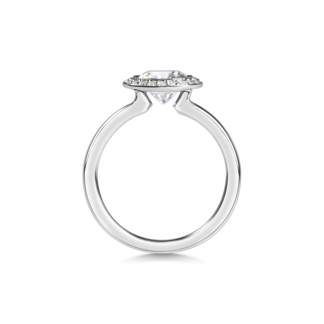  Large Diamond Halo Ring by Michelle Oh | The Cut London