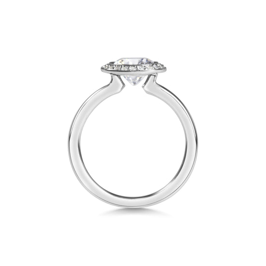 Michelle Oh Large Diamond Halo Ring | The Cut London