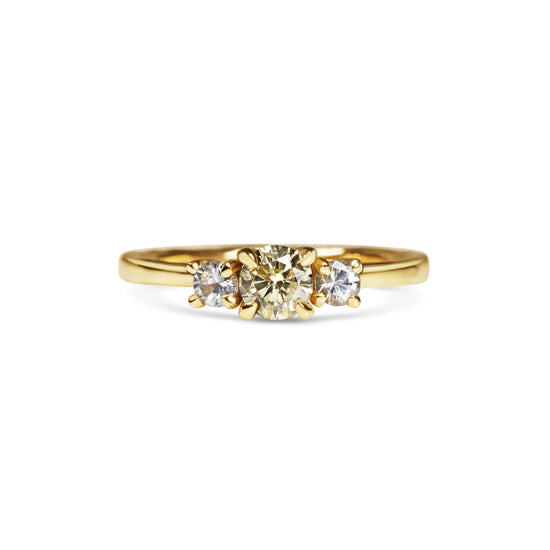 Michelle Oh Yellow Diamond Trilogy Ring | The Cut London