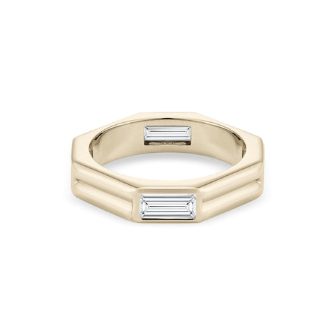 Roxanne Rajcoomar-Hadden Baguette Cut Sapphire Milestone Ring
