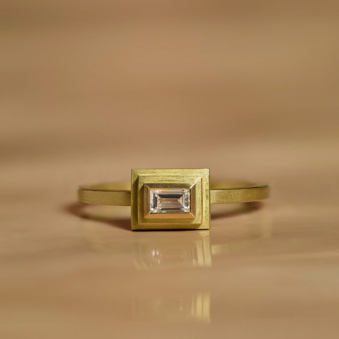  Stepped Pyramid Diamond Rise Ring by Shivani Chorwadia | The Cut London